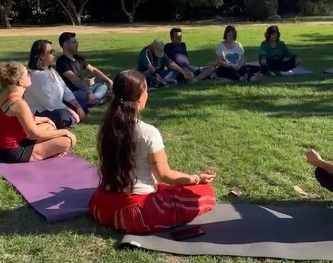 meditación en san andreu de llavaneras